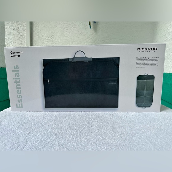Ricardo Beverly Hills Garment Carrier Graphite NWT Packing Travel Essentials - Picture 8 of 14